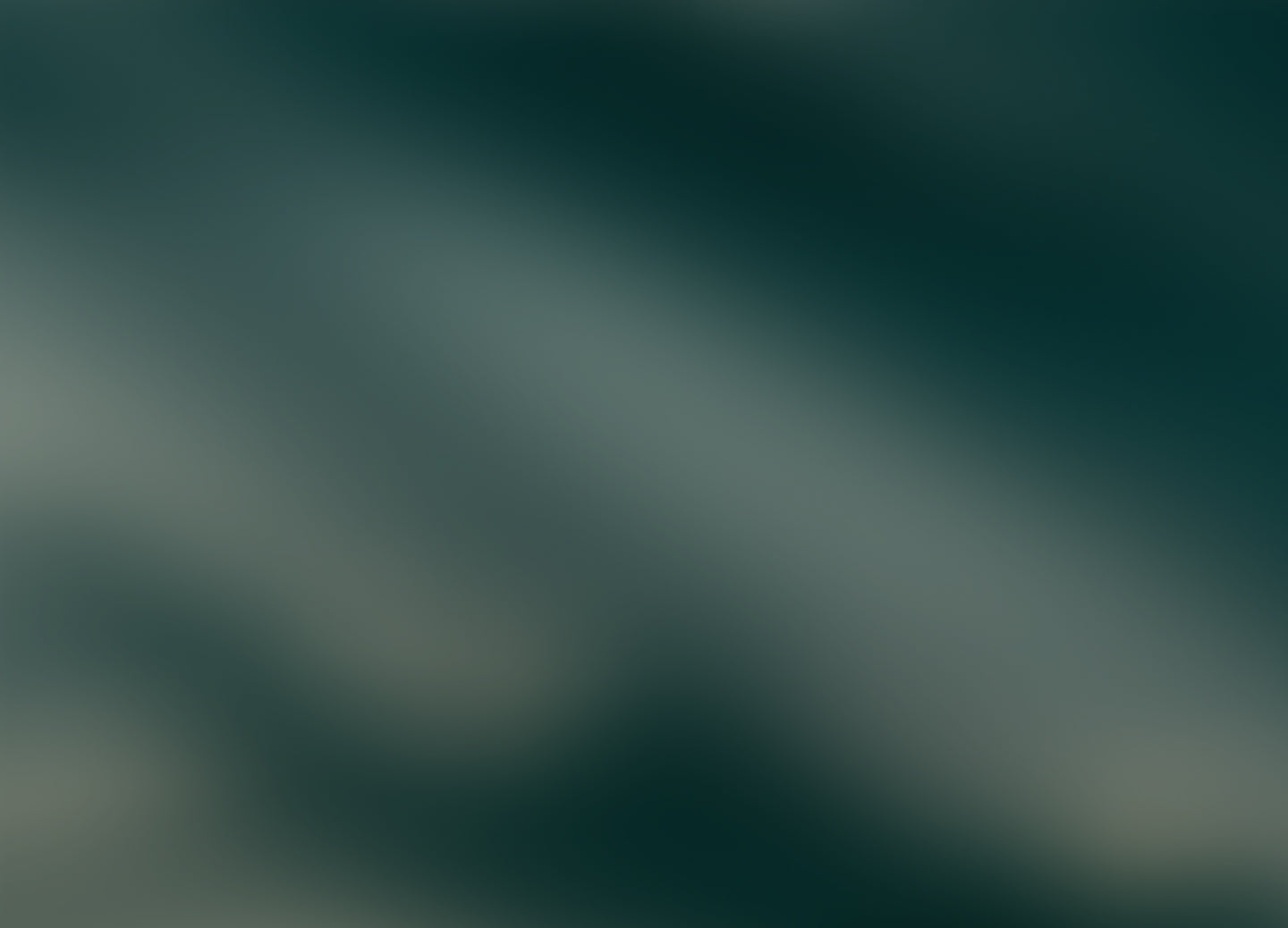 Gradient of dark green and blue colors